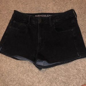 Black American eagle shorts